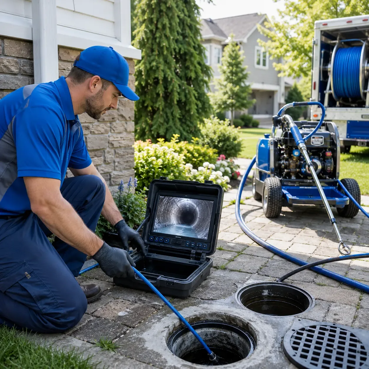 Outdoor drain cleaning professionals serving Stem, NC
